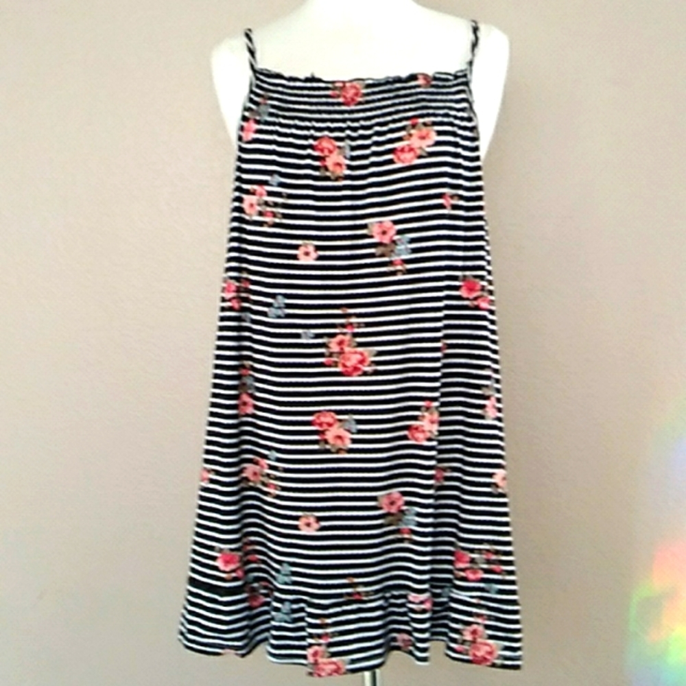 👗👧 GIRLS SPAGHETTI STRAP STRIPED Dress